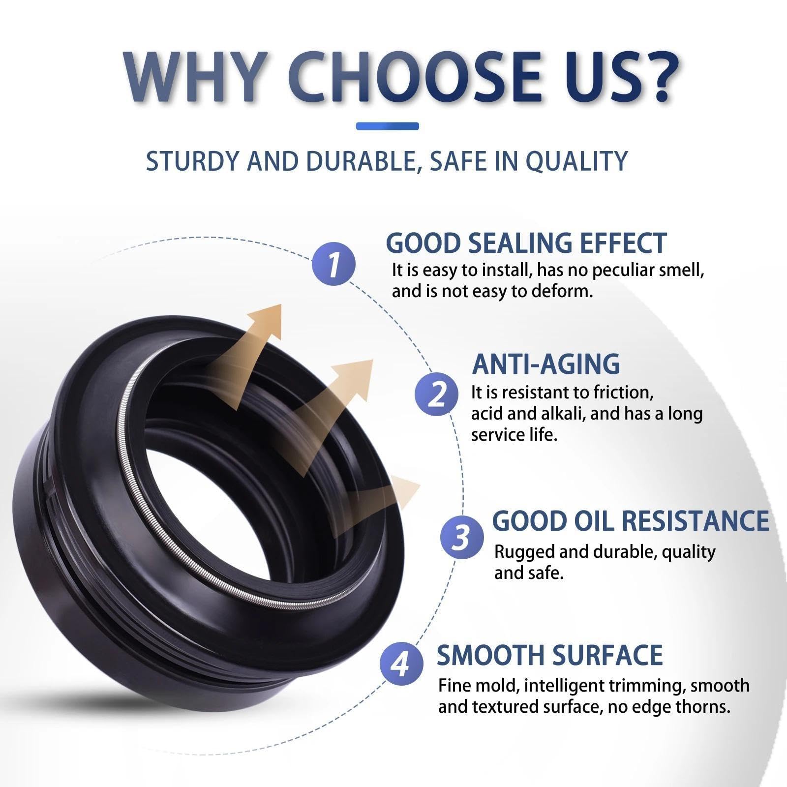 Amazon.com: Motorcycle Fork & Dust Seal For Yamaha 33J-23145